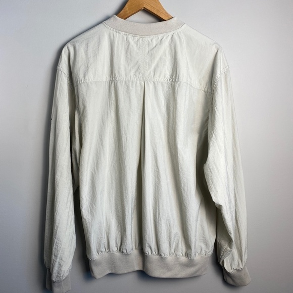 FOX GOLF Vintage Men's Cream/Beige Pullover Nylon Windbreaker Jacket‎ Size Large - Picture 5 of 14